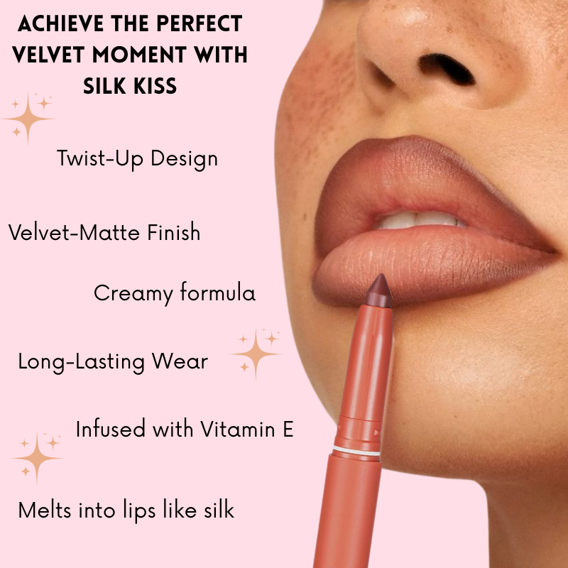 1 + 1 Free - Silk Kiss ™ Rotating Matte LipLiner